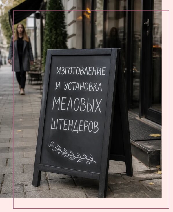 Меловые штендеры в Перми по цене от 6962 р. | Аванза-Прм